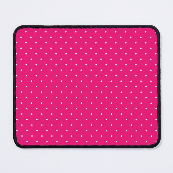 Item preview, White Mini Polka Dots on hot pink designed and sold by RishabhArts1.