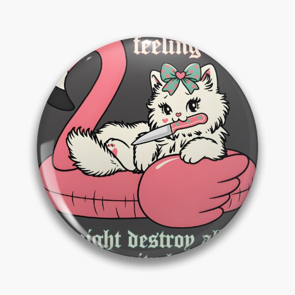 Item preview, Cute Kitty Cat In Flamingo Floatie Beach Vibes | Limited Edition designed and sold by kidgoback.