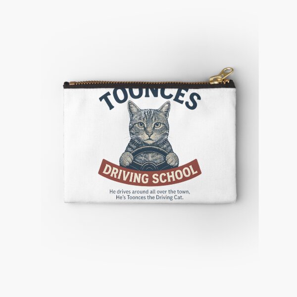 Item preview, Vintage Cat Driving School Est 1989 - Funny Retro Driving Cat Graphic Design | Limited Edition designed and sold by kidgoback.