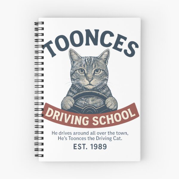 Item preview, Vintage Cat Driving School Est 1989 - Funny Retro Driving Cat Graphic Design | Limited Edition designed and sold by kidgoback.
