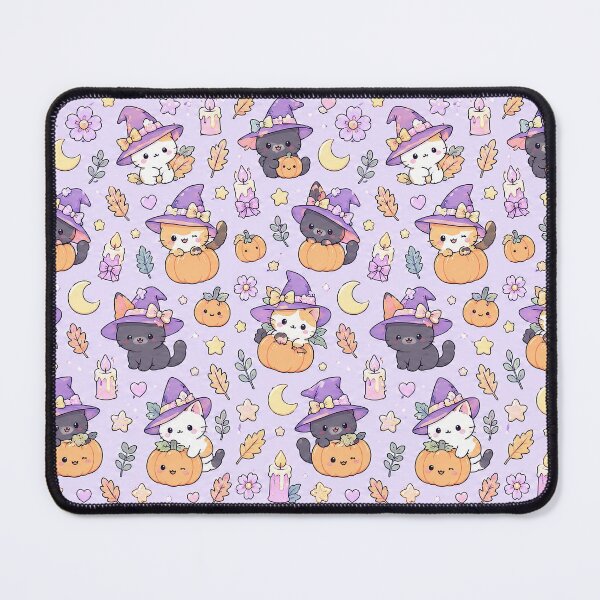 Item preview, Kawaii Pumpkin Ghost Pattern designed and sold by Soft Berry Studio.