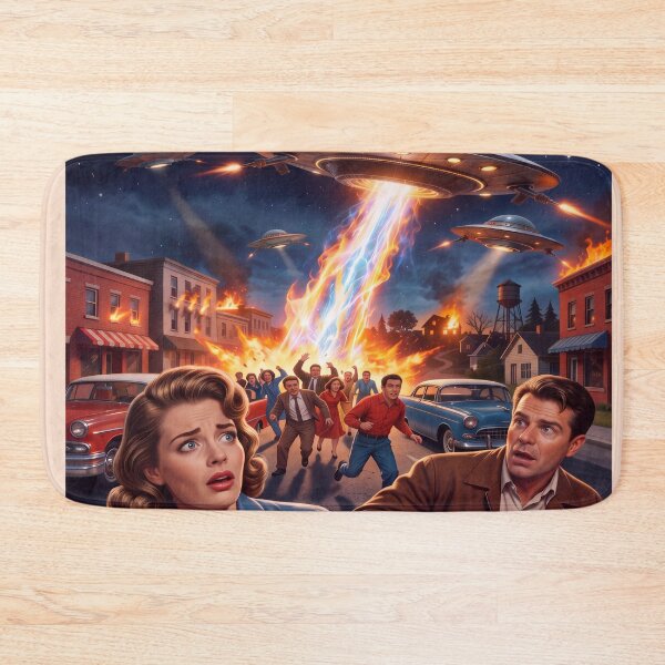 Item preview, Killer Saucers From Space • The Earth Is Screwed! designed and sold by graficsfx.