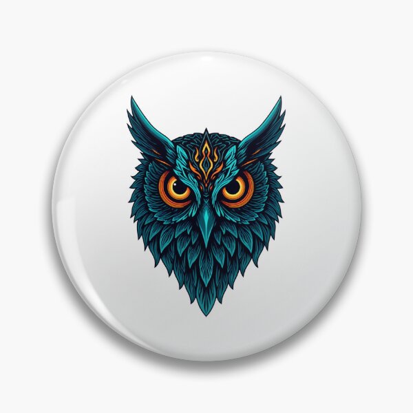 Item preview, ArtMysticalTurquoiseOwl designed and sold by Artrendzs.