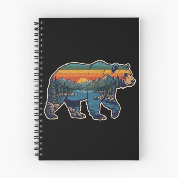 Item preview, North American Grizzly Bear Silhouette designed and sold by Milasneeze.