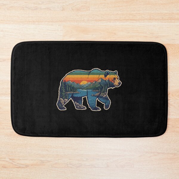 Item preview, North American Grizzly Bear Silhouette designed and sold by Milasneeze.