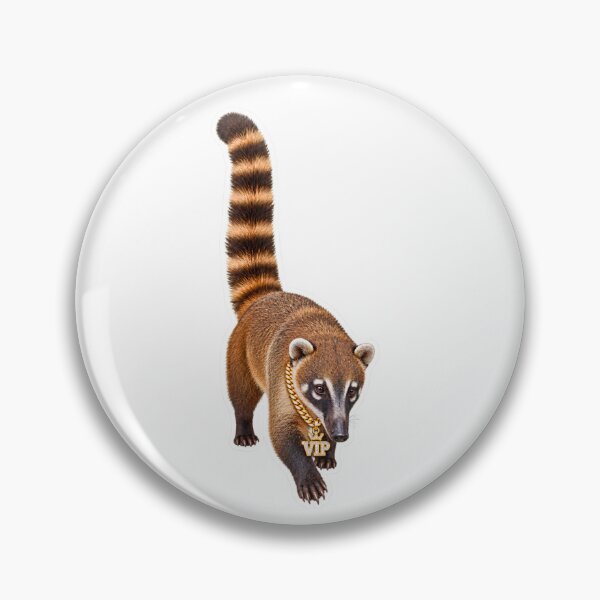 Item preview, VIP Coati - Funny Gold Chain Animal designed and sold by LuvePress.