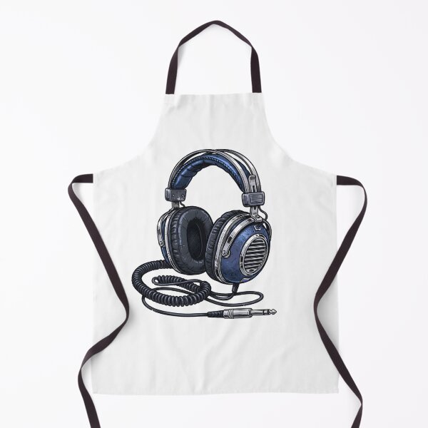 Item preview, cool dark blue headphones designed and sold by Rockveil Co..