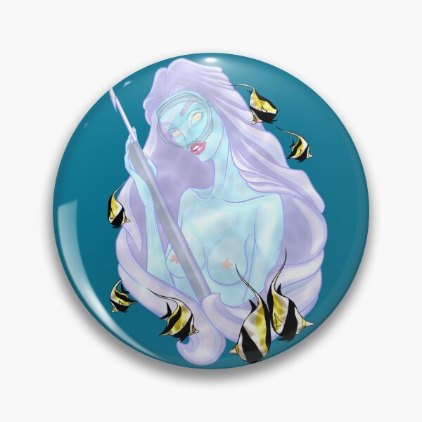 Item preview, Freedive Siren designed and sold by WaterWomanArt.