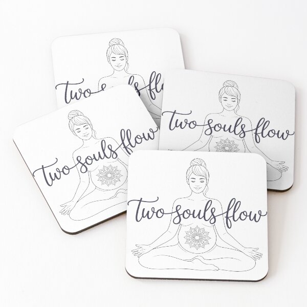 Item preview, Two Souls Flow Prenatal Mandala Yoga Art designed and sold by 108stillness.