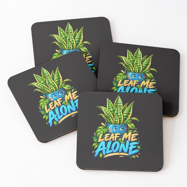 Item preview, Leaf Me Alone Funny Snake Plant Plant Lover Design designed and sold by AdicretorDesign.