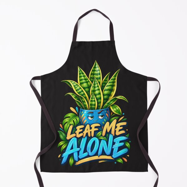 Item preview, Leaf Me Alone Funny Snake Plant Plant Lover Design designed and sold by AdicretorDesign.