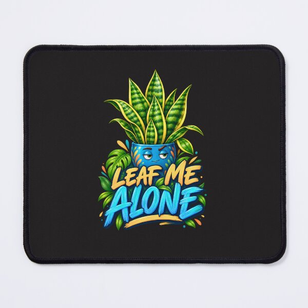 Item preview, Leaf Me Alone Funny Snake Plant Plant Lover Design designed and sold by AdicretorDesign.