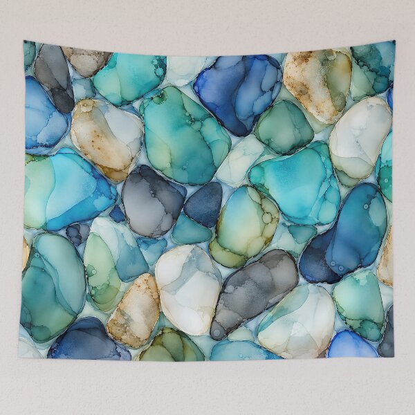 Item preview, Outer Hebrides Sea Glass – Scottish Island Coastal Abstract designed and sold by newnomads-art.