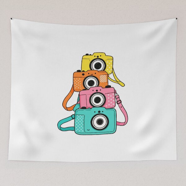 Item preview, Cute Colorful Cameras – Kawaii Photography Design designed and sold by AliveStyle.