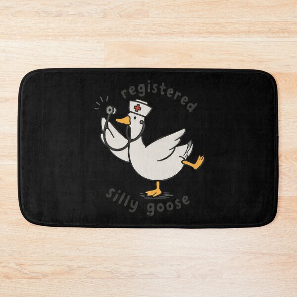Item preview, Funny Nurse Goose Cartoon With Stethoscope Medical Humor designed and sold by Emilyphilipp.