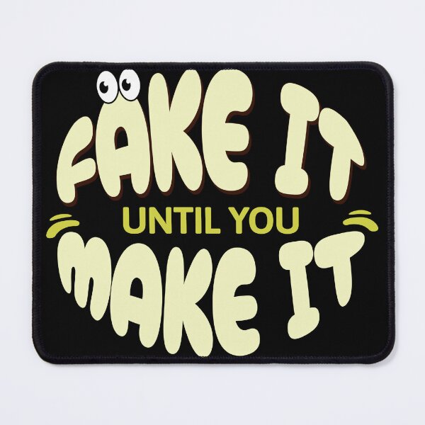 Item preview, Fake It Until You Make It Bubble T-Shirt, Y2K Retro Pop Art designed and sold by baretyas.