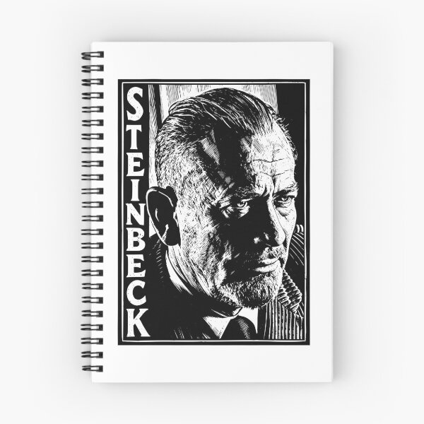 Item preview, John Steinbeck Woodcut Portrait designed and sold by sirglennbo.