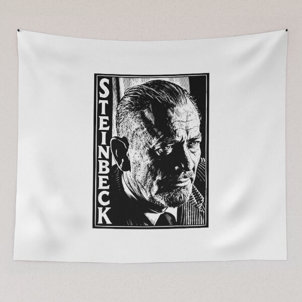 Item preview, John Steinbeck Woodcut Portrait designed and sold by sirglennbo.