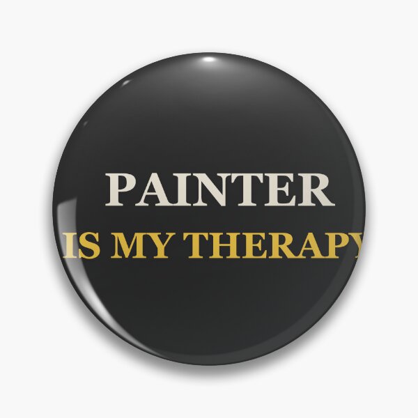 Item preview, Painter Is My Therapy - Painting designed and sold by RetroThreadWorks.
