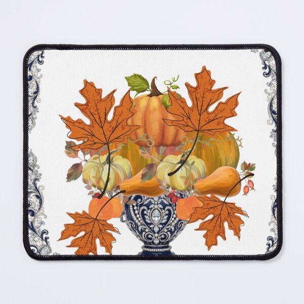 Item preview, Autumn Pumpkin Bouquet in Jeweled Vase with Sapphire Frame designed and sold by Extremeallie.