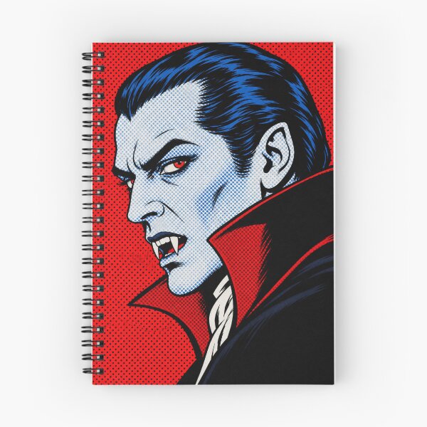 Item preview, Retro Pop Art Dracula Vampire Portrait – Vintage Halloween Gothic Horror Comic Art designed and sold by WolfmanProphecy.