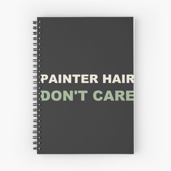 Item preview, Painter Hair Don't Care - Painting designed and sold by RetroThreadWorks.