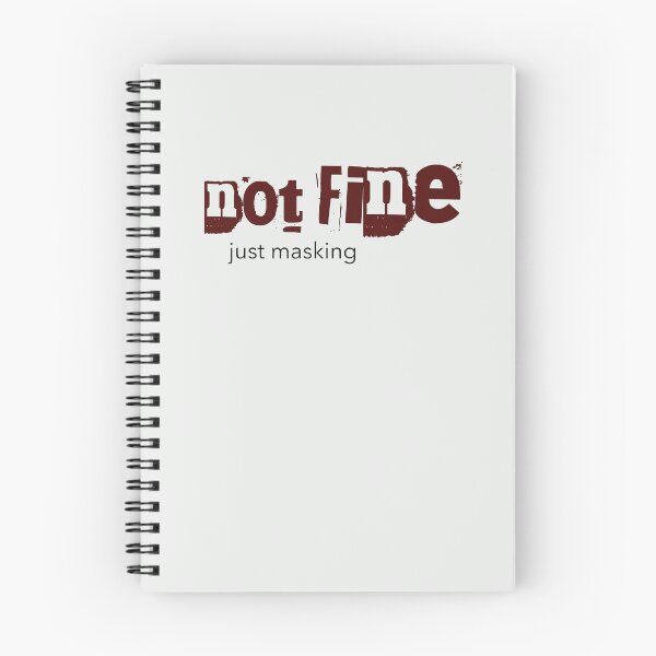 Item preview, Not Fine Just Masking Neurodivergent AuDHD Gift designed and sold by Notty DOT.