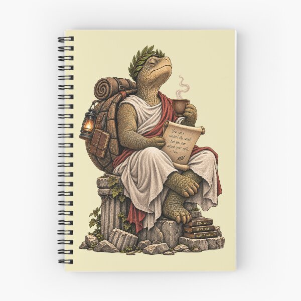 Item preview, Stoic Turtle – Ancient Philosophy Inspired Illustration designed and sold by Dogandesighn.