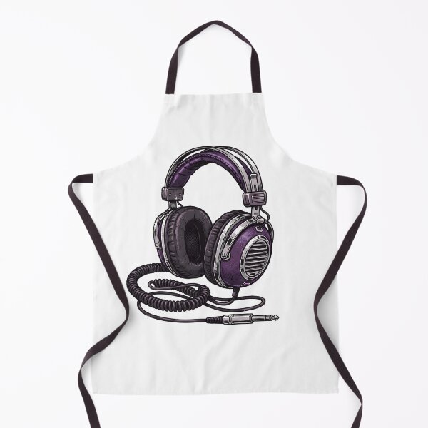 Item preview, cool purple headphones designed and sold by Rockveil Co..