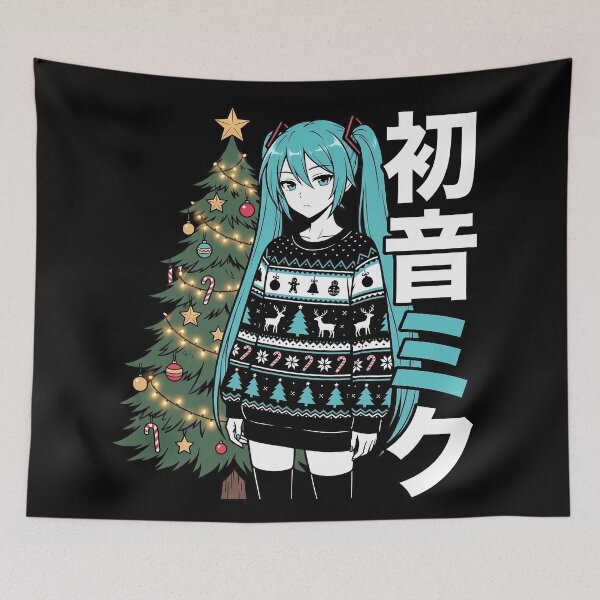 Item preview, Miku Celebrates Christmas Holidays designed and sold by DeviantMerch.