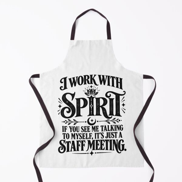 Item preview, I Work with Spirit If You See Me Talking to Myself, It’s Just a Staff Meeting Humor Ghost designed and sold by Teeture.