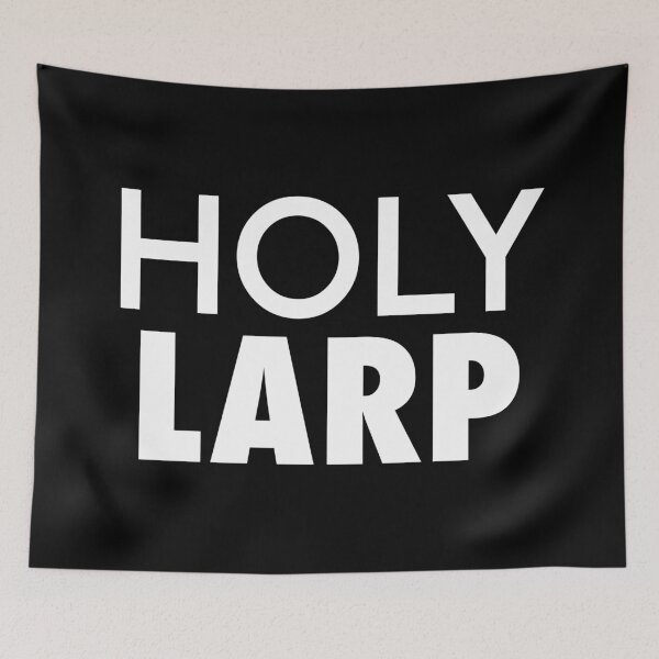 Item preview, Holy Larp, White with Outline designed and sold by Memes N Lore .