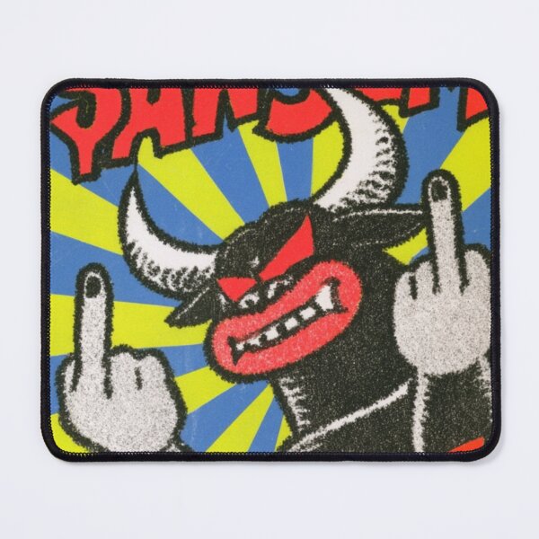 Item preview, Bull‑Finger Blitz: The Horned Meme Going Full “Moo‑F You” Mode designed and sold by Print Fiction.