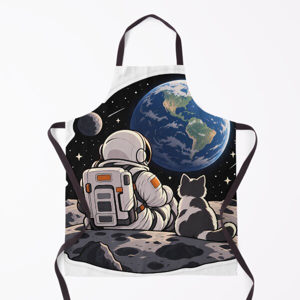 Item preview, Astronaut Cat Watching Earth Space Adventure Sticker designed and sold by GenZStickerHub1.