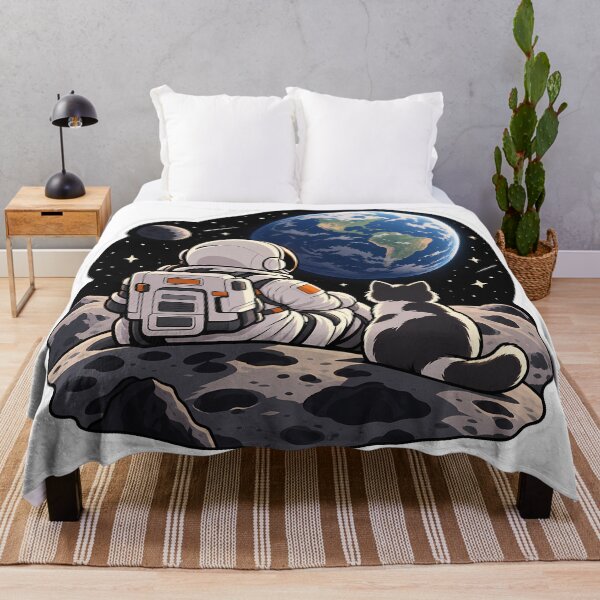 Item preview, Astronaut Cat Watching Earth Space Adventure Sticker designed and sold by GenZStickerHub1.