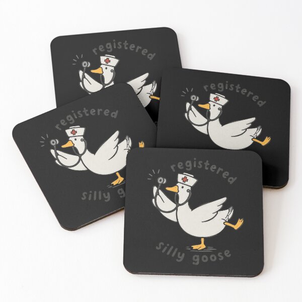 Item preview, Funny Nurse Goose Cartoon With Stethoscope Medical Humor designed and sold by Emilyphilipp.