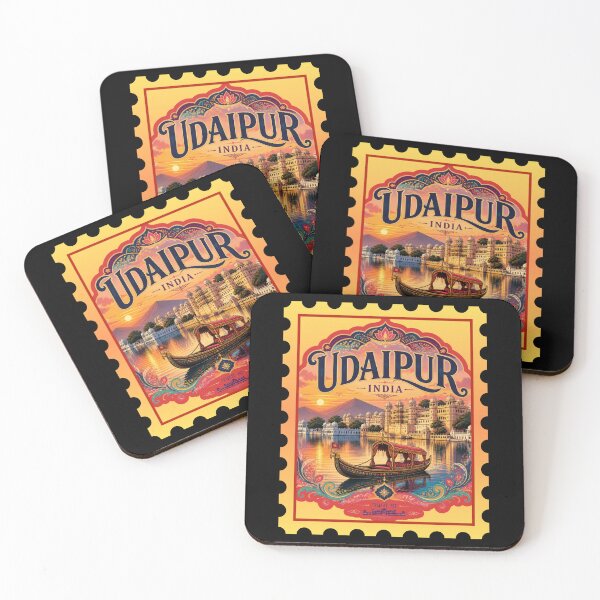 Item preview, Copy of  Udaipur Rajasthan India Travel Souvenir | City of Lakes Heritage Lake Pchola Graphicver 7 designed and sold by mndesignworx.
