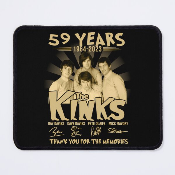 Item preview, The Kinks 59 Years Anniversary Retro Design designed and sold by Claytonhuffos.