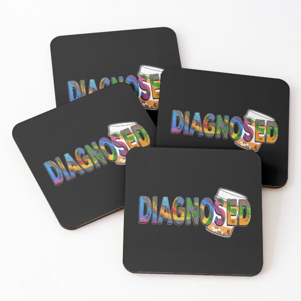 Item preview, Diagnosed - Neurodivergent Humor - Pill Bottle designed and sold by Qweird Artistry.