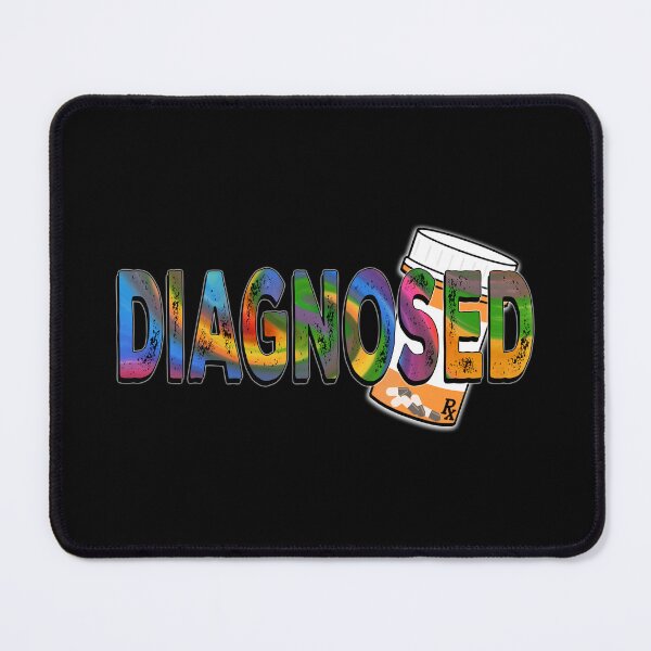 Item preview, Diagnosed - Neurodivergent Humor - Pill Bottle designed and sold by Qweird Artistry.