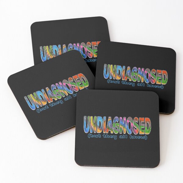 Item preview, Undiagnosed - (But They All Know) Neurodivergent Humor designed and sold by Qweird Artistry.