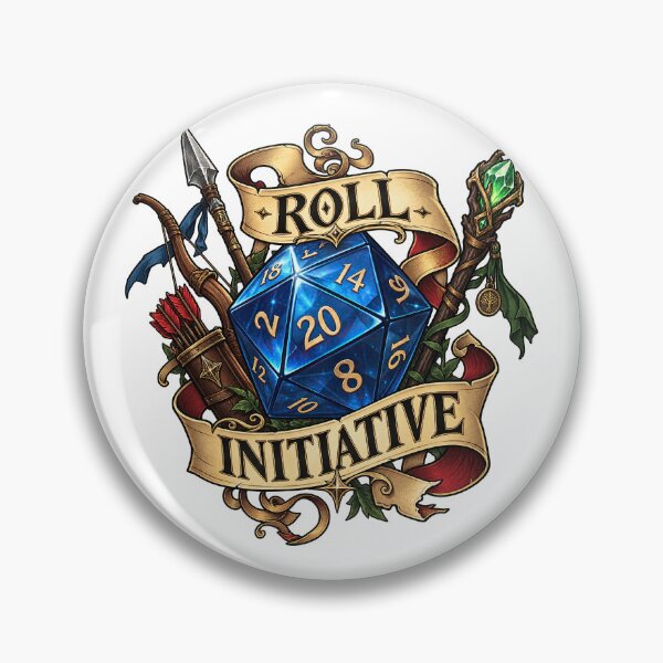 Item preview, Roll Initiative – Blue D20 Fantasy RPG designed and sold by obstinator.