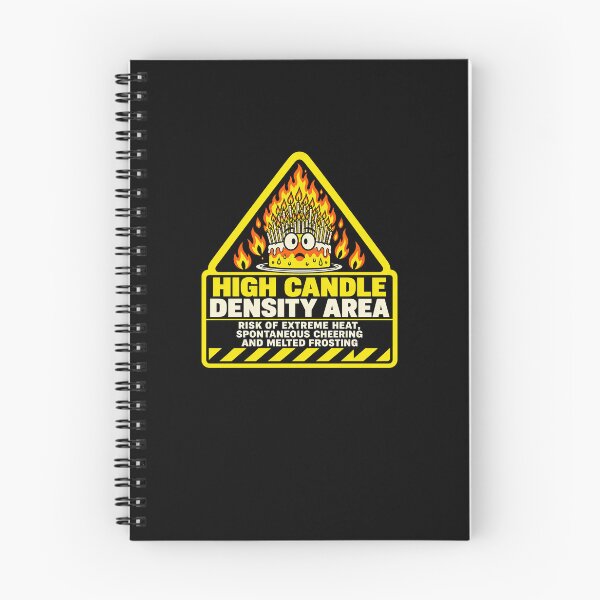 Item preview, High Candle Density Birthday Cake Fire Hazard Humor designed and sold by elderberry.