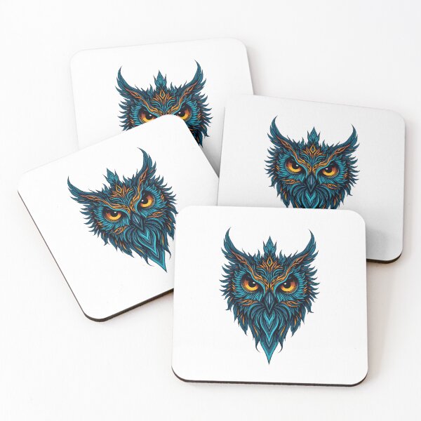 Item preview, ArtMysticalTurquoiseOwl designed and sold by Artrendzs.