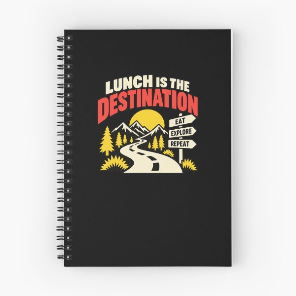 Item preview, Funny Lunch Is The Destination Adventure Art designed and sold by elderberry.
