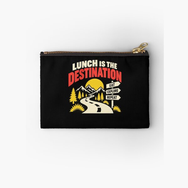 Item preview, Funny Lunch Is The Destination Adventure Art designed and sold by elderberry.