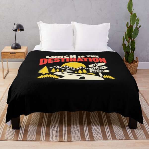Item preview, Funny Lunch Is The Destination Adventure Art designed and sold by elderberry.