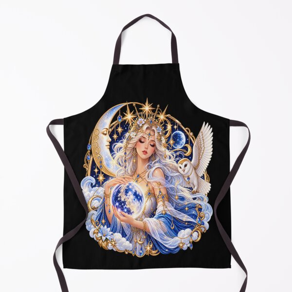Item preview, Celestial Goddess – Moonlit Guardian of the Stars designed and sold by TroviTutto.