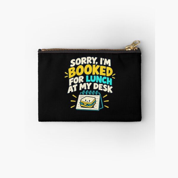 Item preview, Booked for Lunch at My Desk Workplace Humor designed and sold by elderberry.