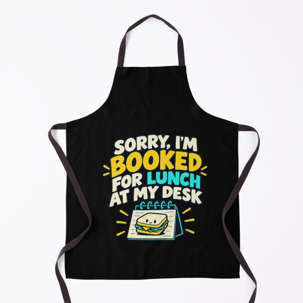 Item preview, Booked for Lunch at My Desk Workplace Humor designed and sold by elderberry.